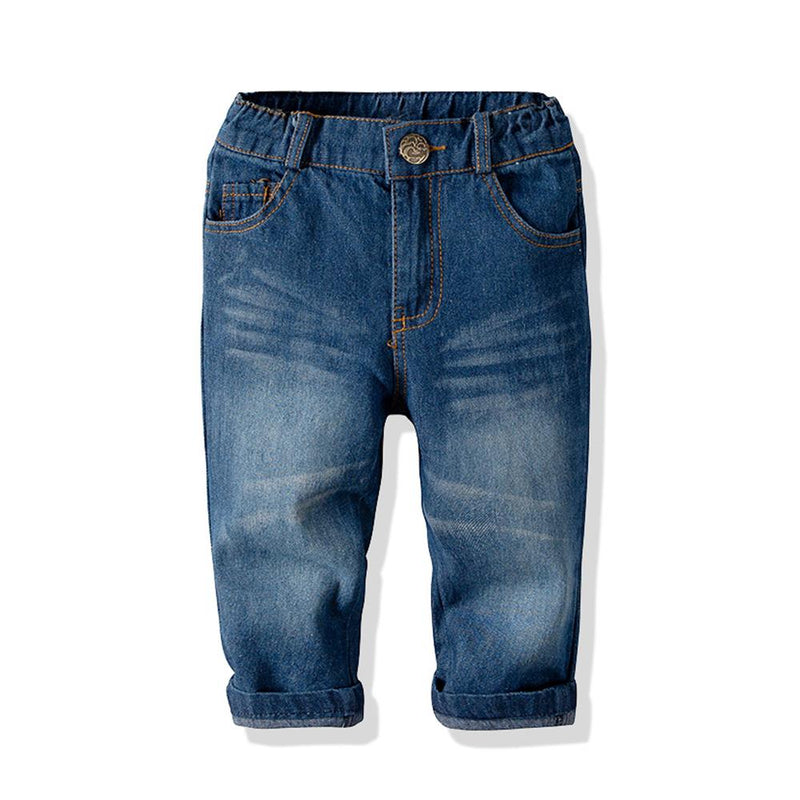 Toddler Boys Pocket Casual Jeans Boy Kids Wholesale Clothing - PrettyKid