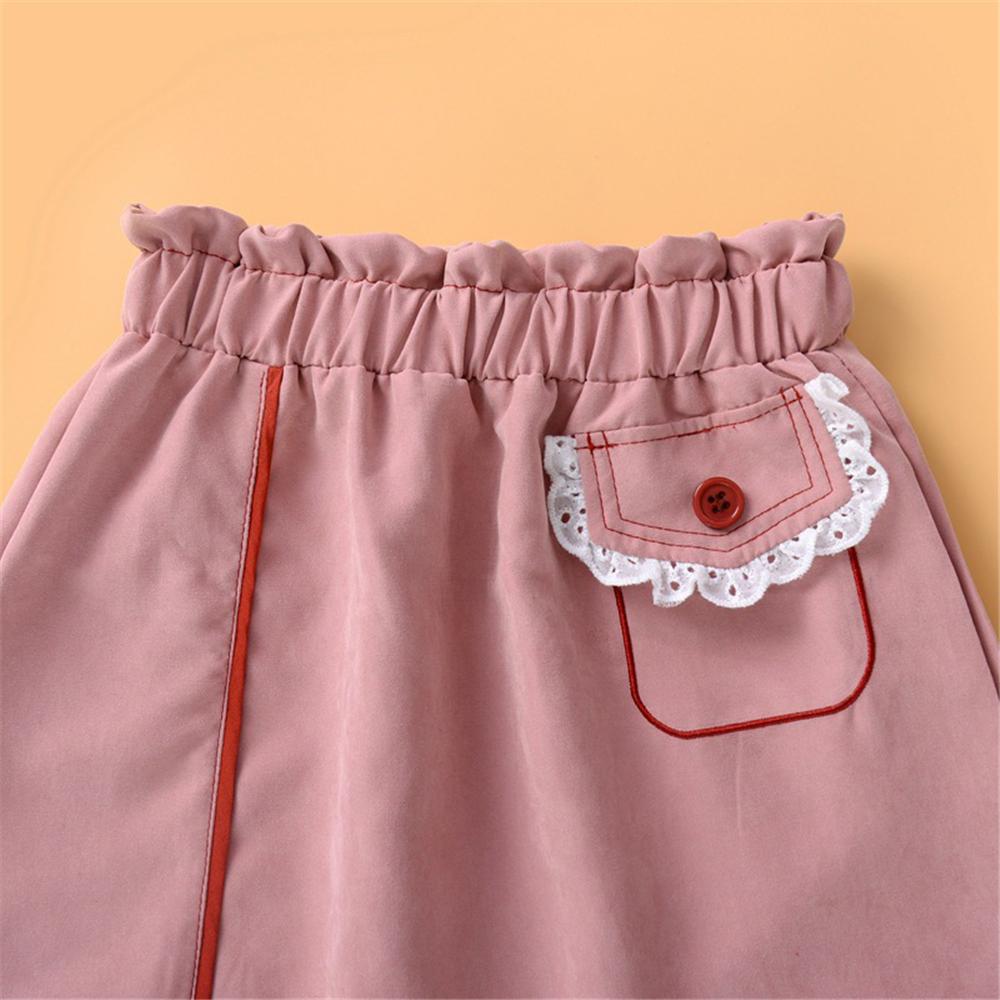 Girls Pocket Decor Fashion Skirt Girl Boutique Clothing Wholesale - PrettyKid