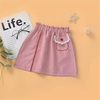 Girls Pocket Decor Fashion Skirt Girl Boutique Clothing Wholesale - PrettyKid