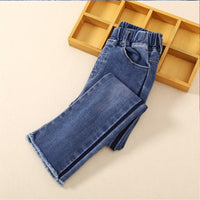 Toddler Girls Pocket Flared Jeans Wholesale Little Girl Boutique Clothing - PrettyKid