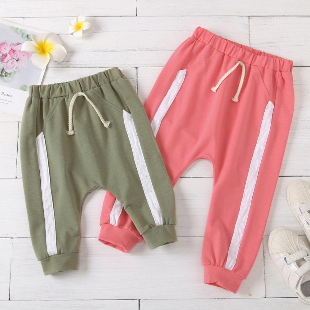 Baby Unisex Pocket Striped Casual Pants Baby Boutique Wholesale - PrettyKid