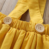 Baby Girls Polka Dot Bow Decor Sleeveless Button Top & Suspender Skirt & Headband Wholesale Clothing Baby - PrettyKid