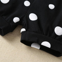 Baby Polka Dot Crisscross Suspender Shorts - PrettyKid