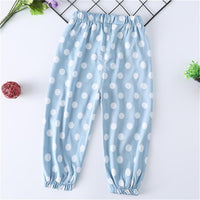 Baby Girls Polka Dot Elastic Waist Pants - PrettyKid