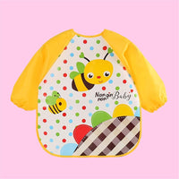 Baby Polka Dot Long Sleeve Cartoon Casual Bibs Baby Accessories Wholesale - PrettyKid