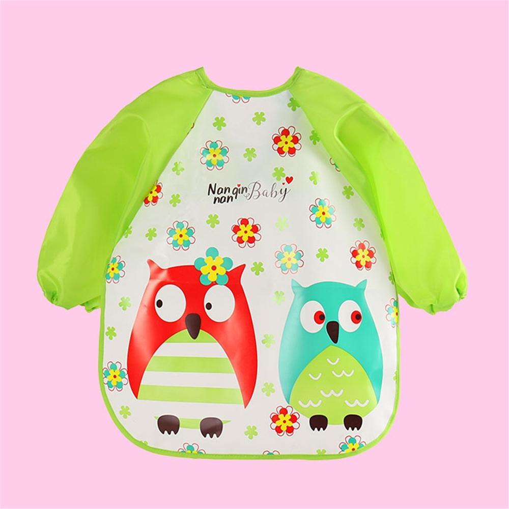 Baby Polka Dot Long Sleeve Cartoon Casual Bibs Baby Accessories Wholesale - PrettyKid