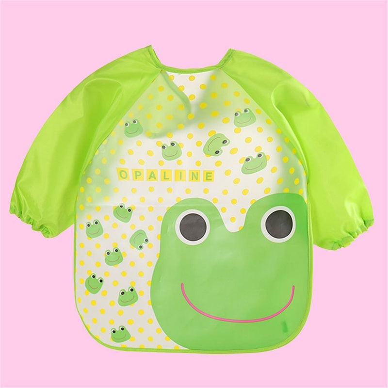 Baby Polka Dot Long Sleeve Cartoon Casual Bibs Baby Accessories Wholesale - PrettyKid