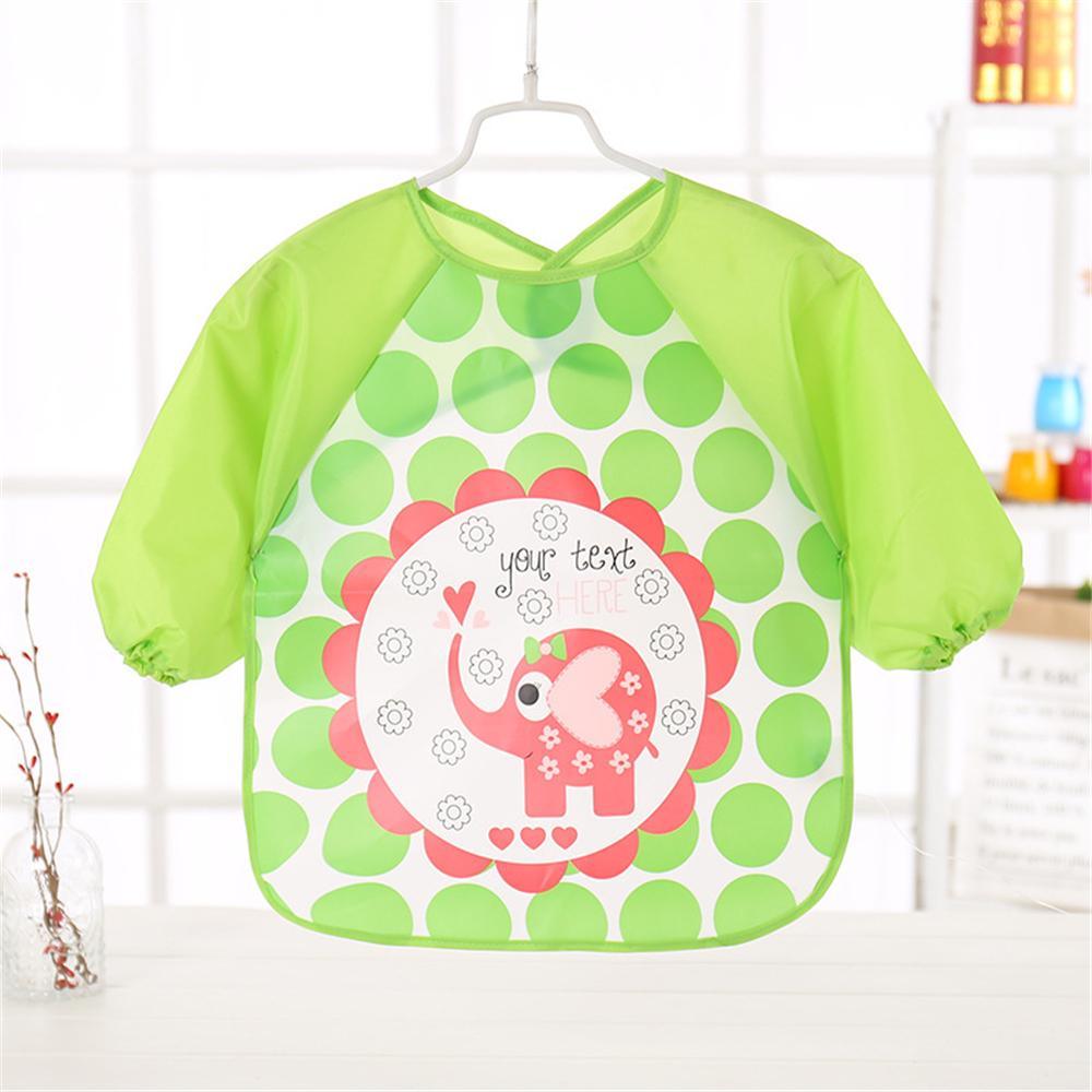 Baby Polka Dot Long Sleeve Cartoon Casual Bibs Baby Accessories Wholesale - PrettyKid