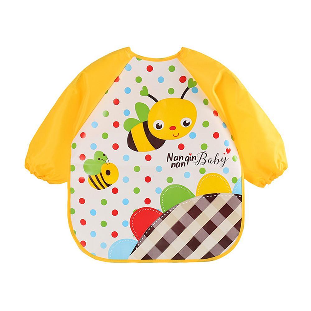 Baby Polka Dot Long Sleeve Cartoon Casual Bibs Baby Accessories Wholesale - PrettyKid