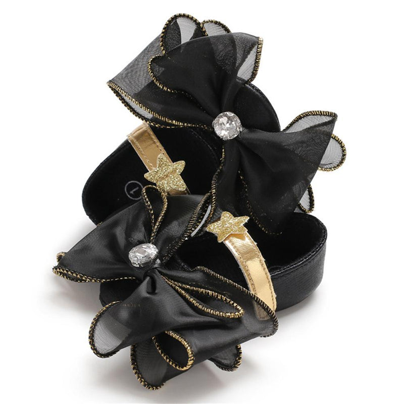 Baby Princess Bow Decor Magic Tape Star Sandals Wholesale Kids Shoes - PrettyKid
