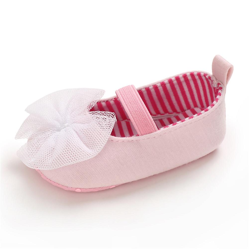 Baby Princess Lace Slip On Sweet Flats Baby Shoe Wholesale - PrettyKid