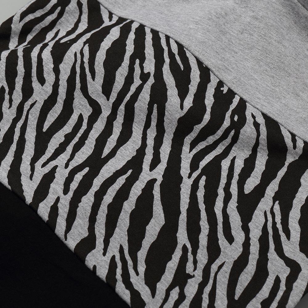 Boys Printed Color Contrast Hooded Tops Wholesale - PrettyKid