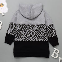 Boys Printed Color Contrast Hooded Tops Wholesale - PrettyKid