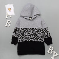 Boys Printed Color Contrast Hooded Tops Wholesale - PrettyKid