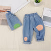 Girls Printed Pocket Casual Jeans Newborn Baby Girl Wholesale - PrettyKid