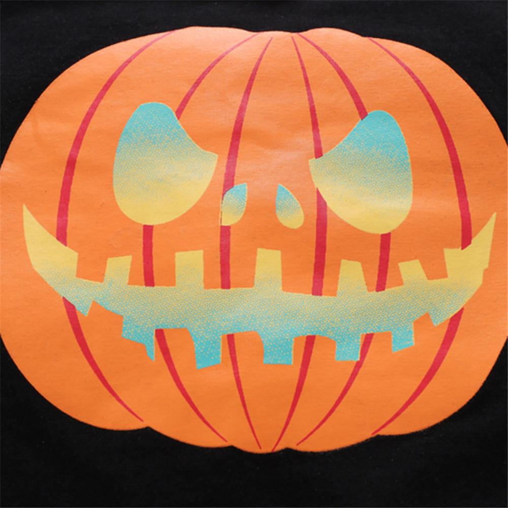 Boys Pumpkin Long Sleeve Halloween Printed Top & Pants - PrettyKid