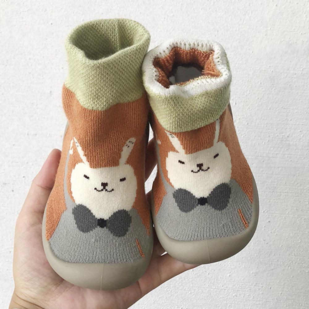 Baby Rabbit Cartton Warm Knitted Toddler Shoes - PrettyKid