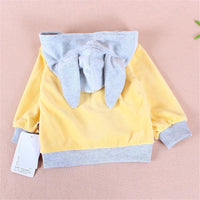 Girls Rabbit Hooded Long Sleeve Tops & Pants - PrettyKid