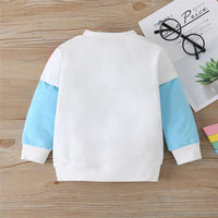 Girls Rainbow Long Sleeve T-shirt Kids Clothing Suppliers - PrettyKid