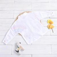 Unisex Rainbow Pocket Long Sleeve Shirt Kids Apparel Wholesalers - PrettyKid