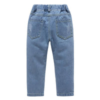 Boys Ripped Cartoon Pockets Jeans Wholesale Boys Boutique Clothing - PrettyKid