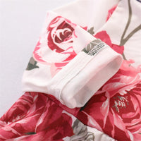 Girls Ruffled Floral Long-sleeve Casual Top & Jeans - PrettyKid