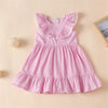 Girls Ruffled Tassel Plaid Sleeveless Dress Baby Girl Boutique clothes Wholesale - PrettyKid