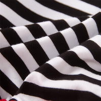 Girls Santa Claus Striped Tulle Dress Wholesale Kids Boutique Clothing - PrettyKid