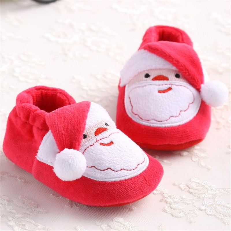 Baby Girls Santa Clous Christmas Casual Shoes - PrettyKid