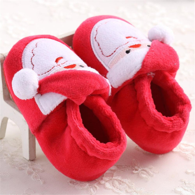 Baby Girls Santa Clous Christmas Casual Shoes - PrettyKid