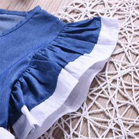 Girls Short-sleeve Casual Dress Wholesale Boutique Girl Clothing - PrettyKid