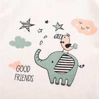 Toddler Boys Short Sleeve Elephant Printed Top & Shorts clothes kids wear supplier - PrettyKid