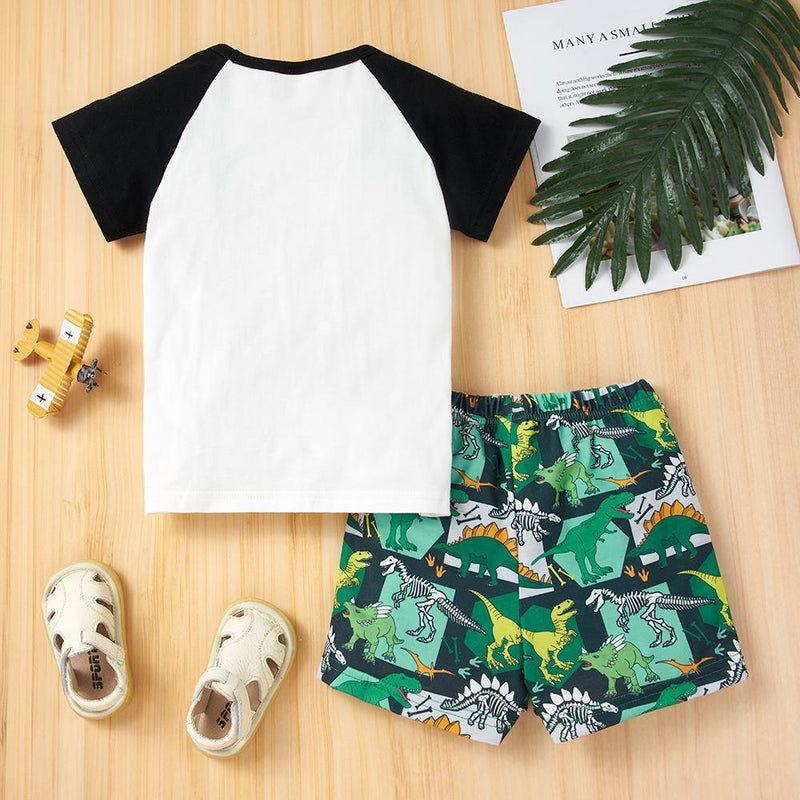 Baby Girls Black Flying Sleeve Romper & Leopard Shorts baby clothes wholesale usa - PrettyKid