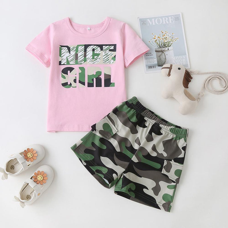 Baby Girls Black Flying Sleeve Romper & Leopard Shorts baby clothes wholesale usa - PrettyKid