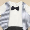 Baby Boys Short Sleeve Striped Romper kid clothing wholesale distributors - PrettyKid