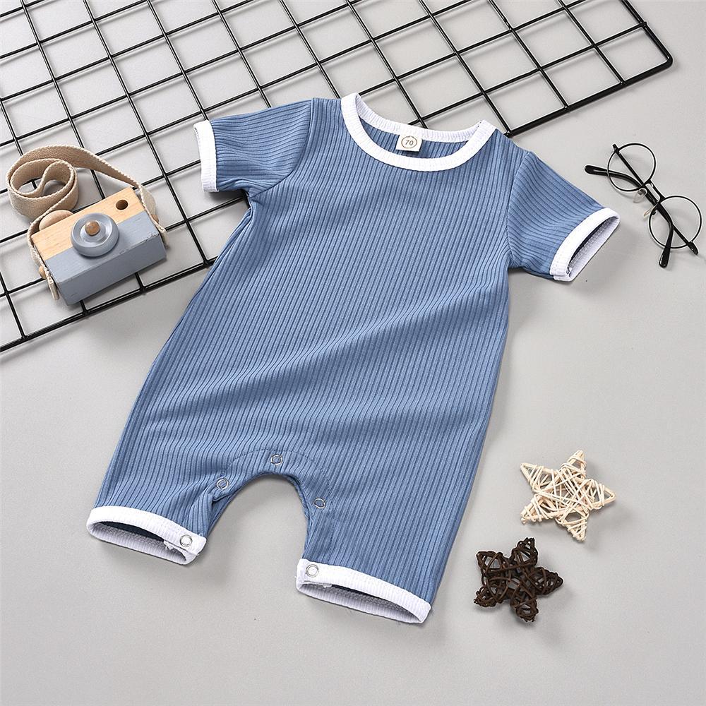 Baby Unisex Short Sleeve Summer Romper Baby Wholesale Suppliers - PrettyKid