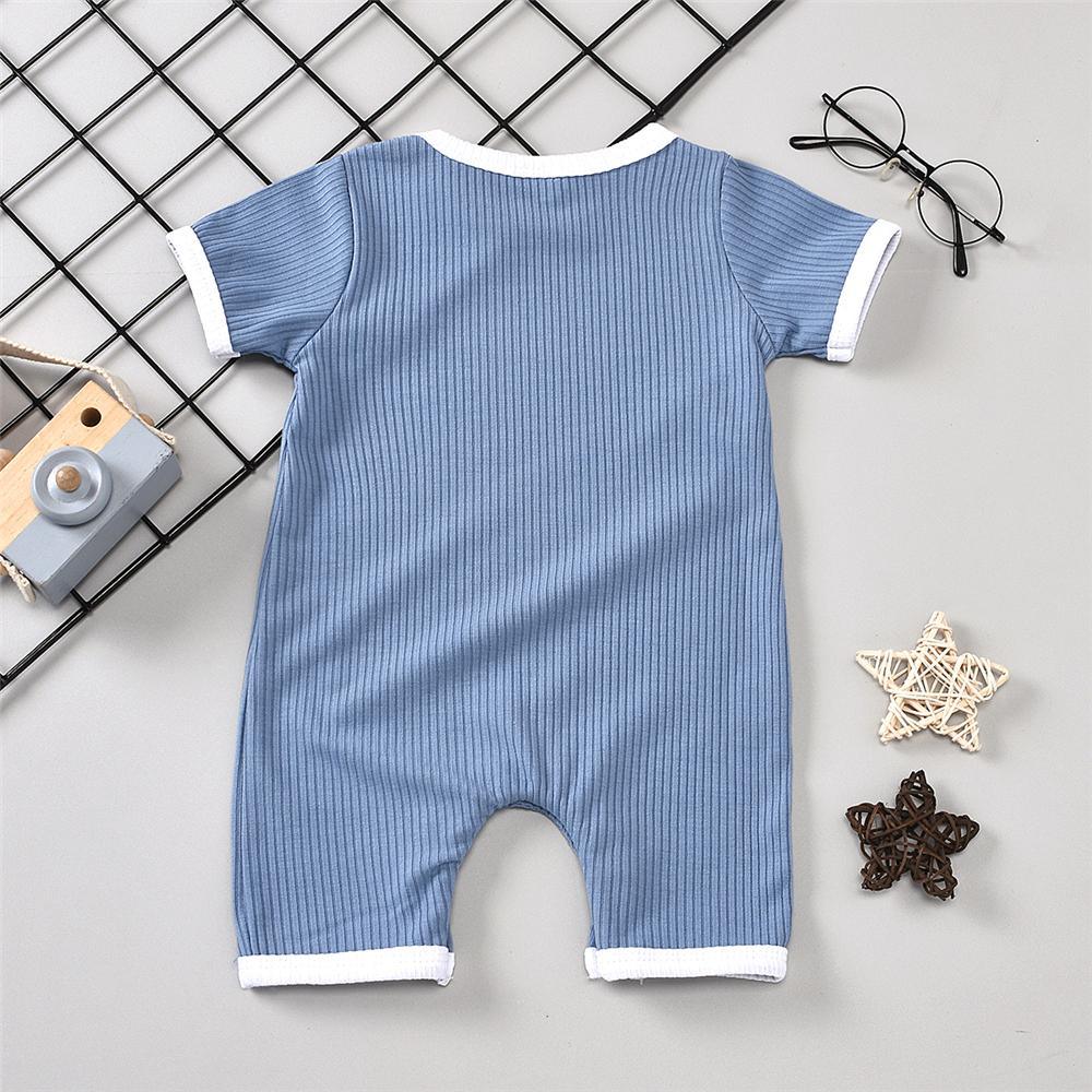 Baby Unisex Short Sleeve Summer Romper Baby Wholesale Suppliers - PrettyKid