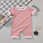 Baby Unisex Short Sleeve Summer Romper Baby Wholesale Suppliers - PrettyKid