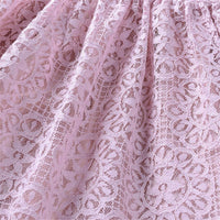 Girls Short Sleeve Tassel Solid Color Dress Girl Boutique Clothing Wholesale - PrettyKid