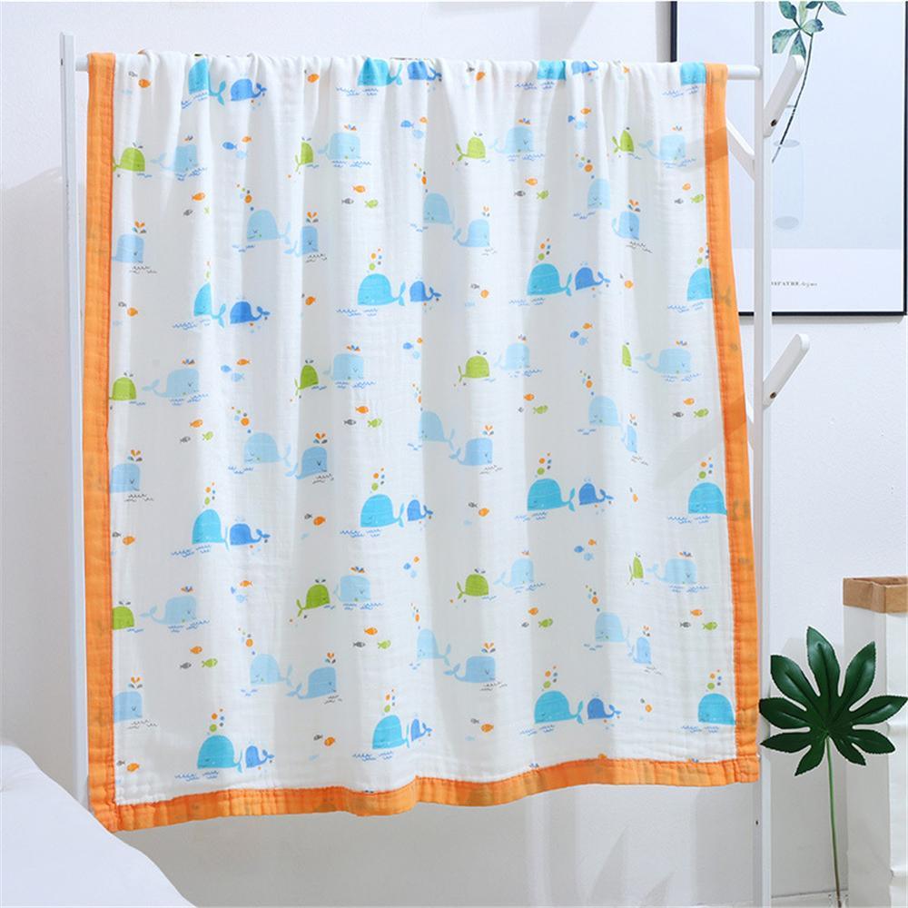 Baby Six-Layer Cartoon Printed Soft Blanket Cute Baby Blankets - PrettyKid