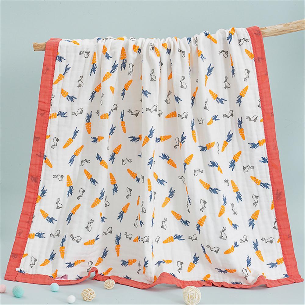 Baby Six-Layer Cartoon Printed Soft Blanket Cute Baby Blankets - PrettyKid