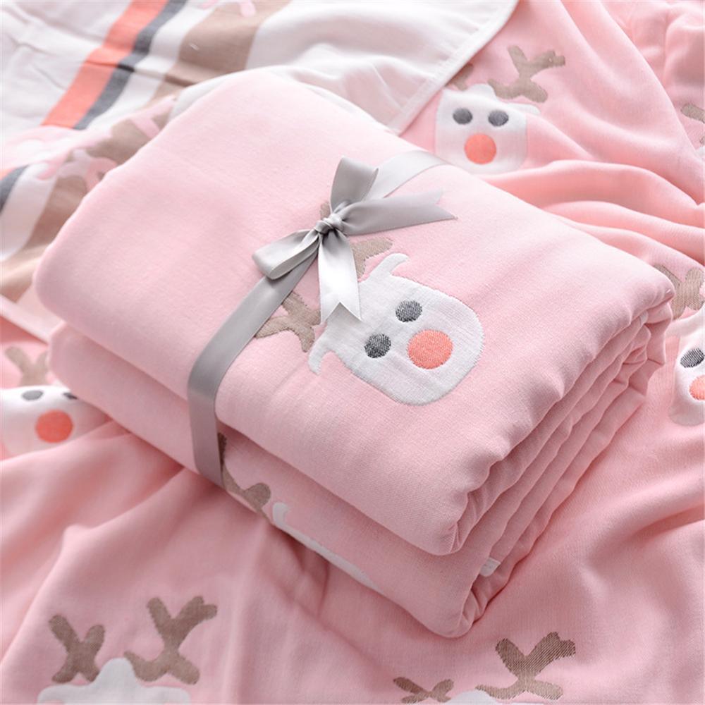 Baby Six-layer Cartoon Cotton Blanket Wholesale Boys Jeans Wholesale Baby Blankets - PrettyKid