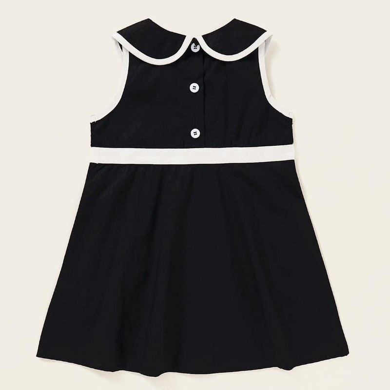 Baby Girls Sleeveless Doll Collar Dress Baby Clothes Suppliers - PrettyKid