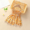 Baby Girls Sleeveless Floral Printed Dress Boutique Baby clothing Wholesale - PrettyKid