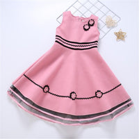 Girls Sleeveless Flower Dress Children clothes Wholesale Usa - PrettyKid