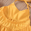 Girls Sleeveless Irregular Layered Mopping Dovetail Dress Girl Wholesale - PrettyKid