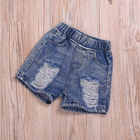 Boys Sleeveless Mamas Boy Letter Printed Top & Denim Shorts Boys Casual Suits - PrettyKid