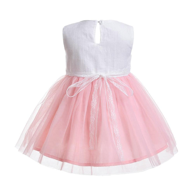 Girls Sleeveless Mesh Splicing Princess Dress Wholesale Little Girl clothes - PrettyKid