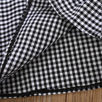 Girls Sleeveless Plaid Button Summer Dress Wholesale Little Girl Boutique Clothing - PrettyKid