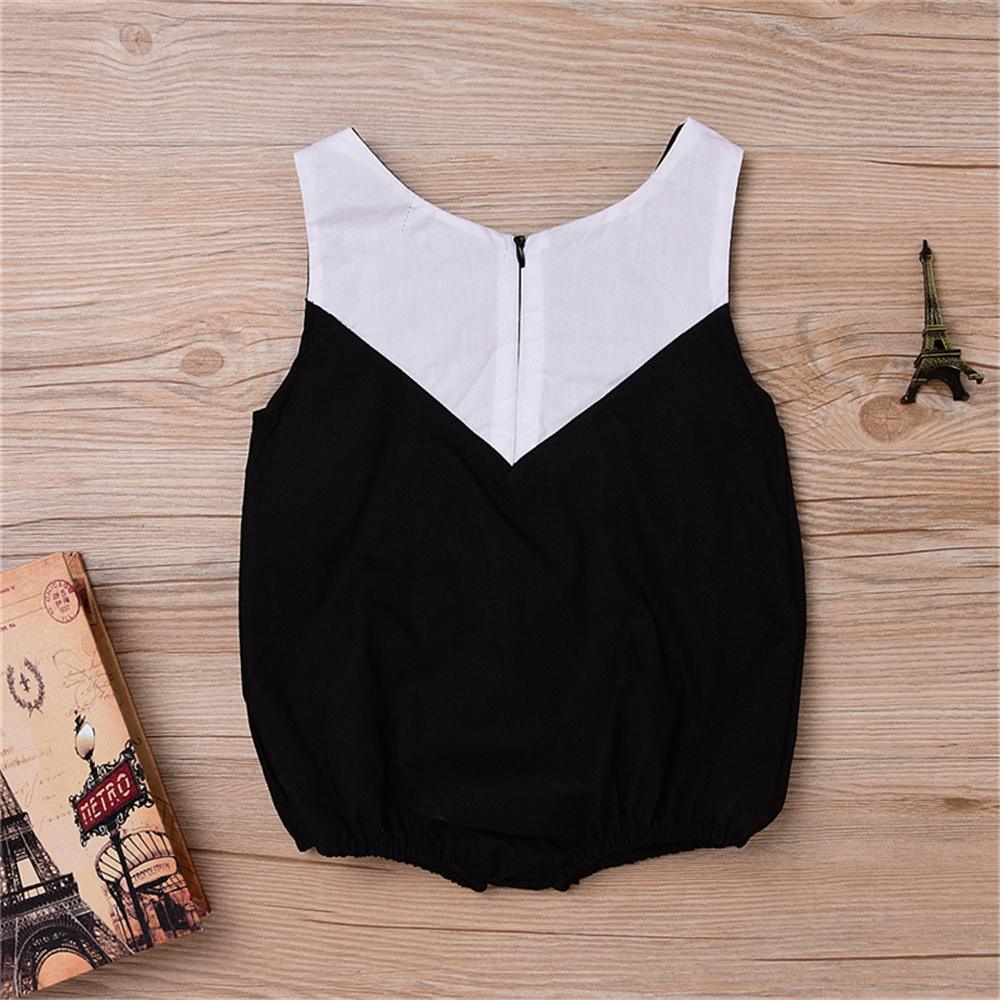 Baby Girls Sleeveless Romper kids wholesale tracksuits - PrettyKid